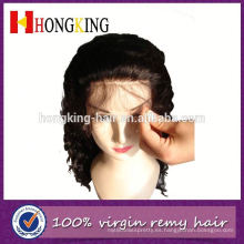 Casquillo más barato del pelo de la peluca delantera del cordón hecha en China